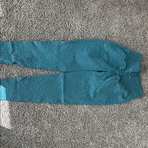 NVGTN Teal scrunch seamless Leggings